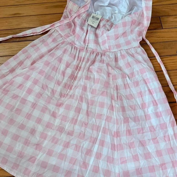 NWT Sweet Society Pink gingham halter dress with bow detail - Picture 3 of 7